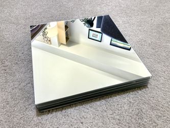 Square Glass Mirrors, set of 11