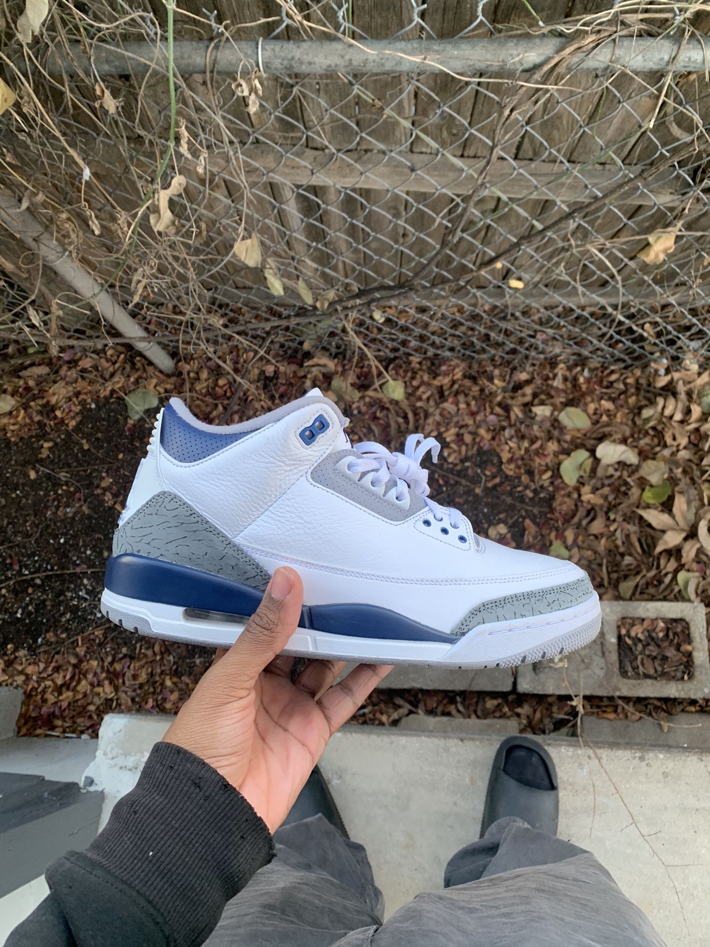 Midnight Navy Blue Jordan Threes Nike Air Jordan Retro 'Midnight