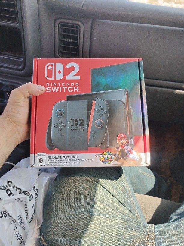 Switch 2 Mario Kart Bundle New In Box 600$
