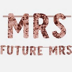 Rose Gold Bridal Shower Banner 