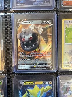 Steelix V Pokémon Card 115/185