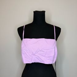 Lavender Spaghetti Strap Crop Top