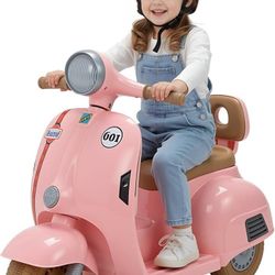 B501 $50  Kids Mini Electric Motorcycle, Ride on Toys w/Horn, Trainning Power Wheels, Headlight & Music, Forward/Reverse, Non-Slip Tires, Toddler Ride