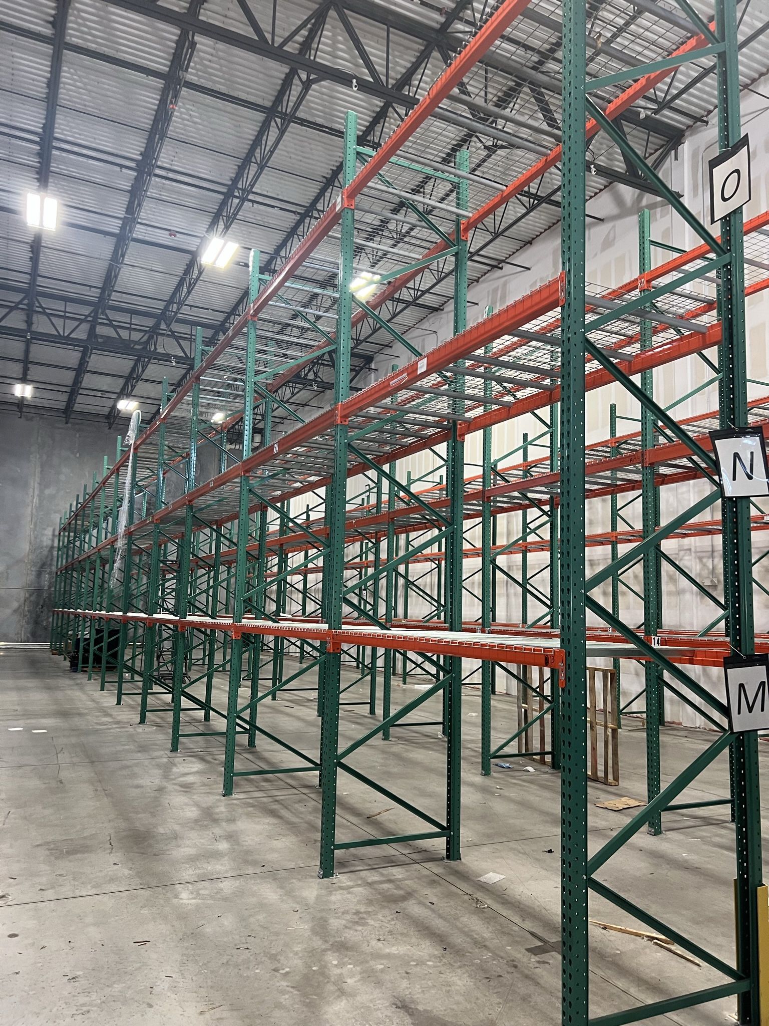 PALLET RACKS POSITION NEW AND USED CONDITION 