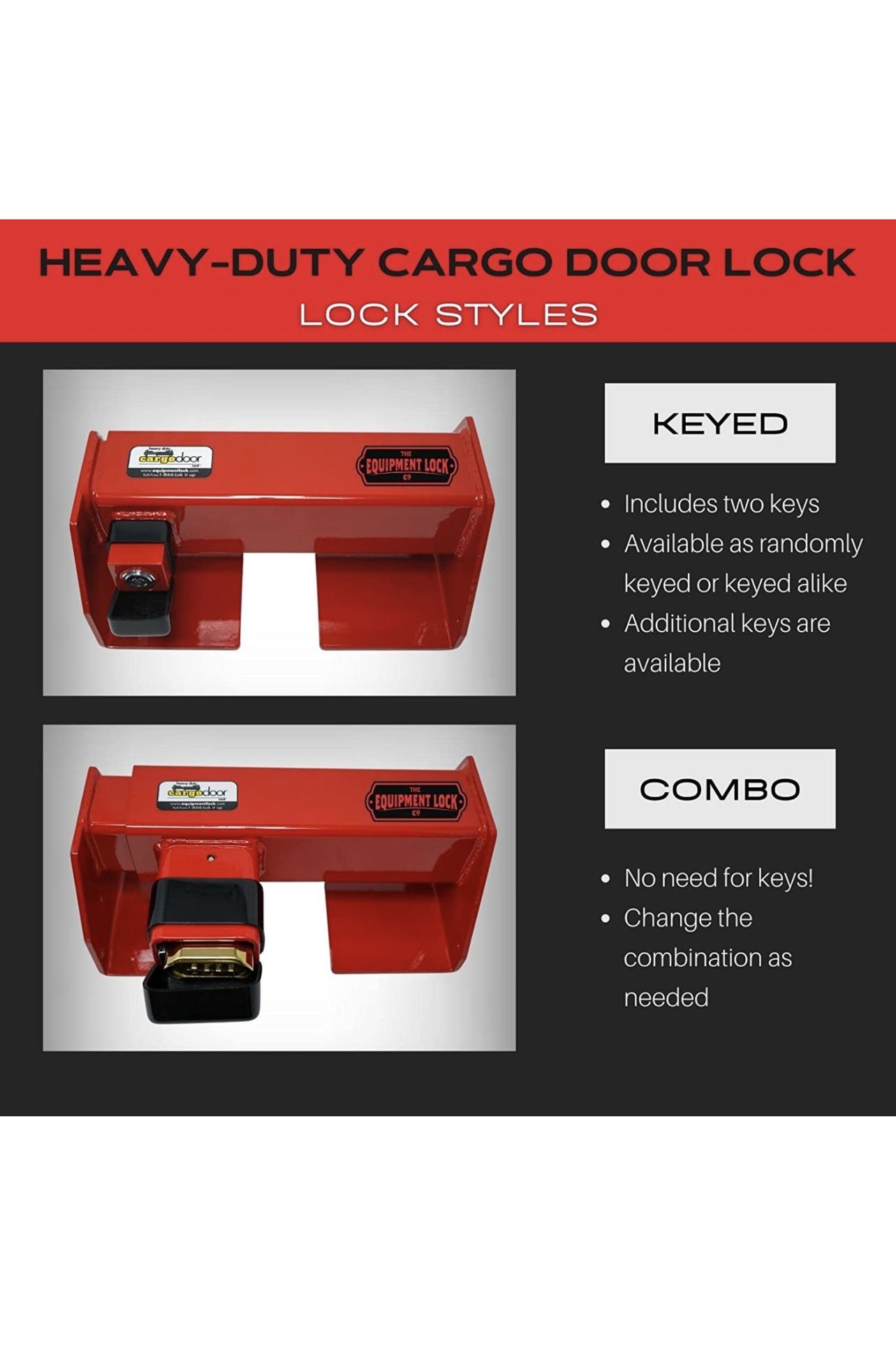 Steel Heavy Duty Cargo Door Lock 