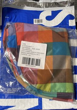 Baggu Madras Medium Crescent Bag