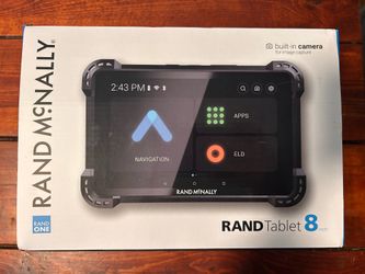 Rand McNally 8” GPS w/ camera