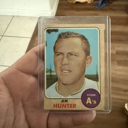 1968 Jim Hunter Card 