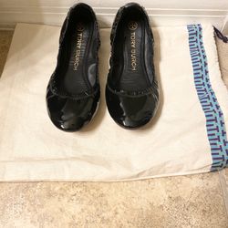 Black Tory Burch Flats