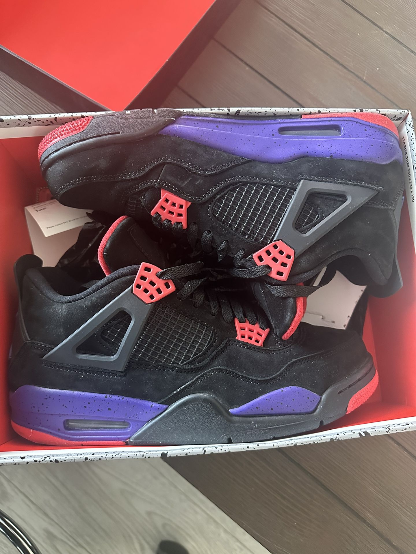 Jordan Black/ Court Purple 2018 Lightly Used