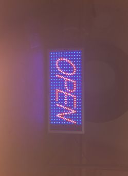 Sign merchant open led sign in great condition
