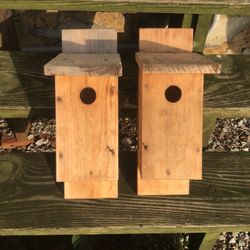 Beautiful Wooden Bird Boxes 