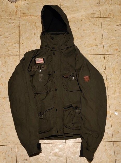 Ralph Lauren Rlx Polo Jacket Olive (Vtg, Tylon, Levi, USA)