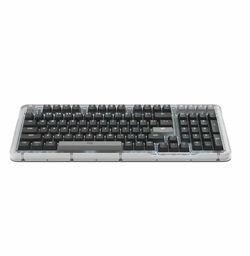 Logitech Alto Keys K98M Full-Sized Durable Multi-Device Bluetooth Mechanical Keyboard, Customizable Switches, Vibration-Absorbing Gasket, Illuminated