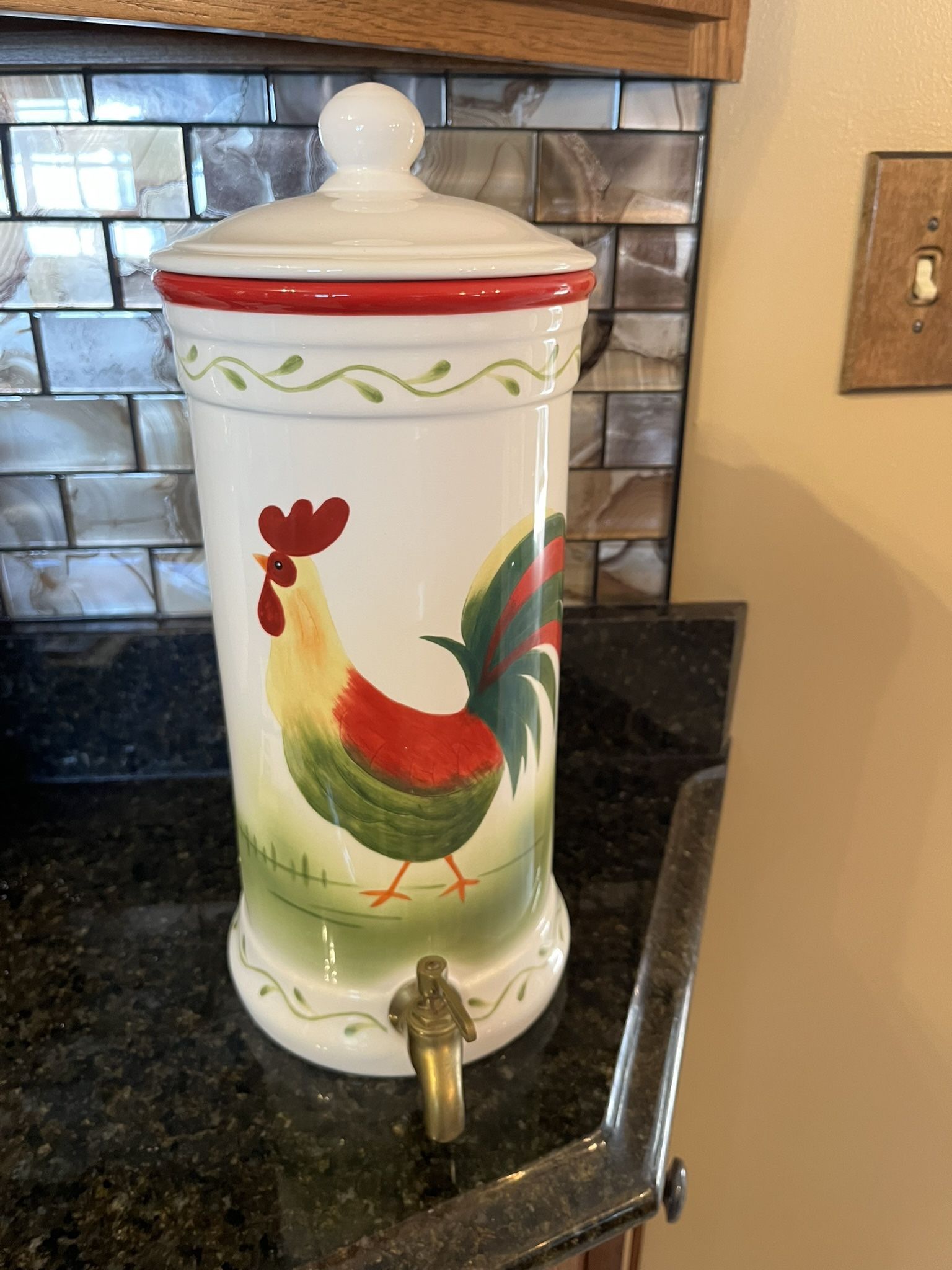 Rooster Canister