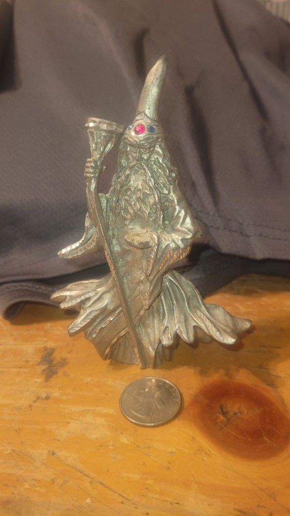 2 Small Pewter Statues Only $20 Each