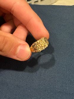 10k gold nugget ring