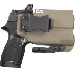 FDO Industries IWB Kydex Holster for Sig P320 Compact with Wild 1 – Optic Cut – Paladin Series – Made in USA