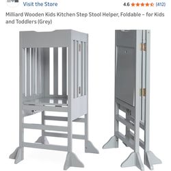 Wooden Foldable Toddler Tower