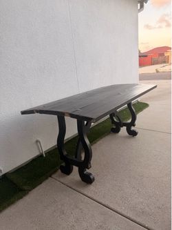 Black table