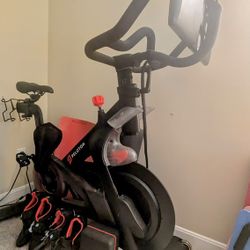 Peloton  Exercise Bike With Extras