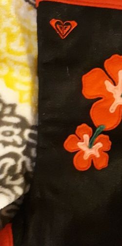 Roxy Hibiscus Flower Christmas Stocking