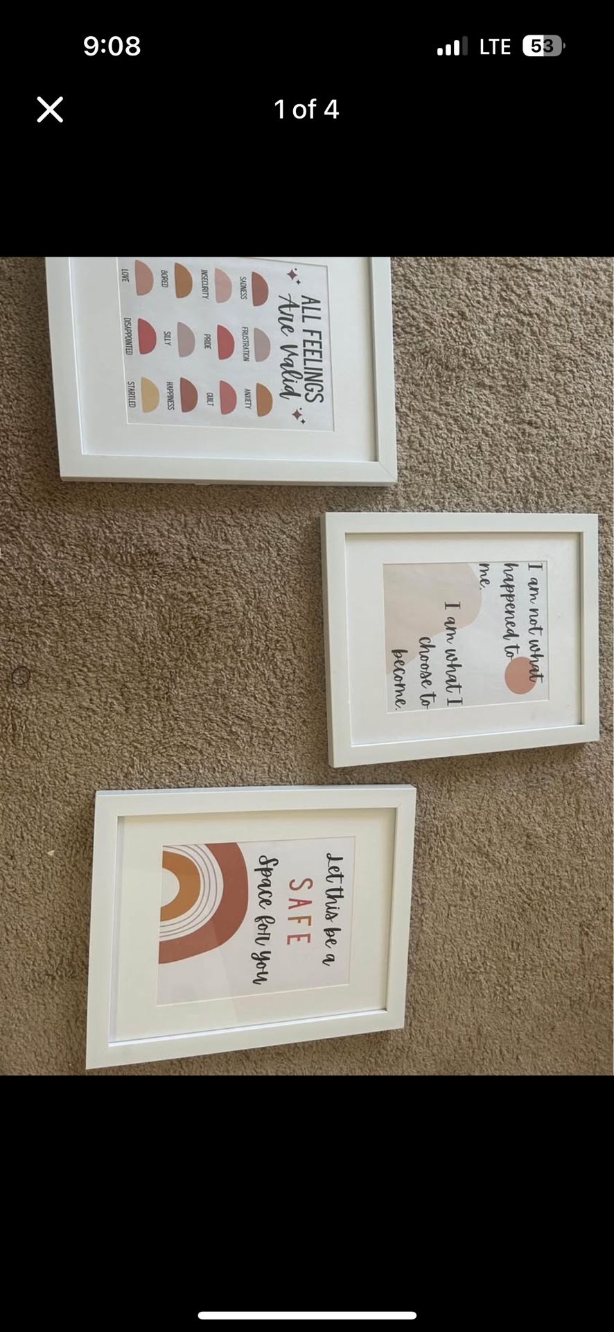 Picture Frames (set Of 3)