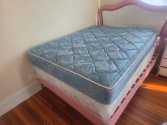 Queen Size bed and Mattress with Box Spring