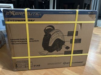 Brand New Exerpeutic Under Desk Exercise Bike - Bluetooth Enabled