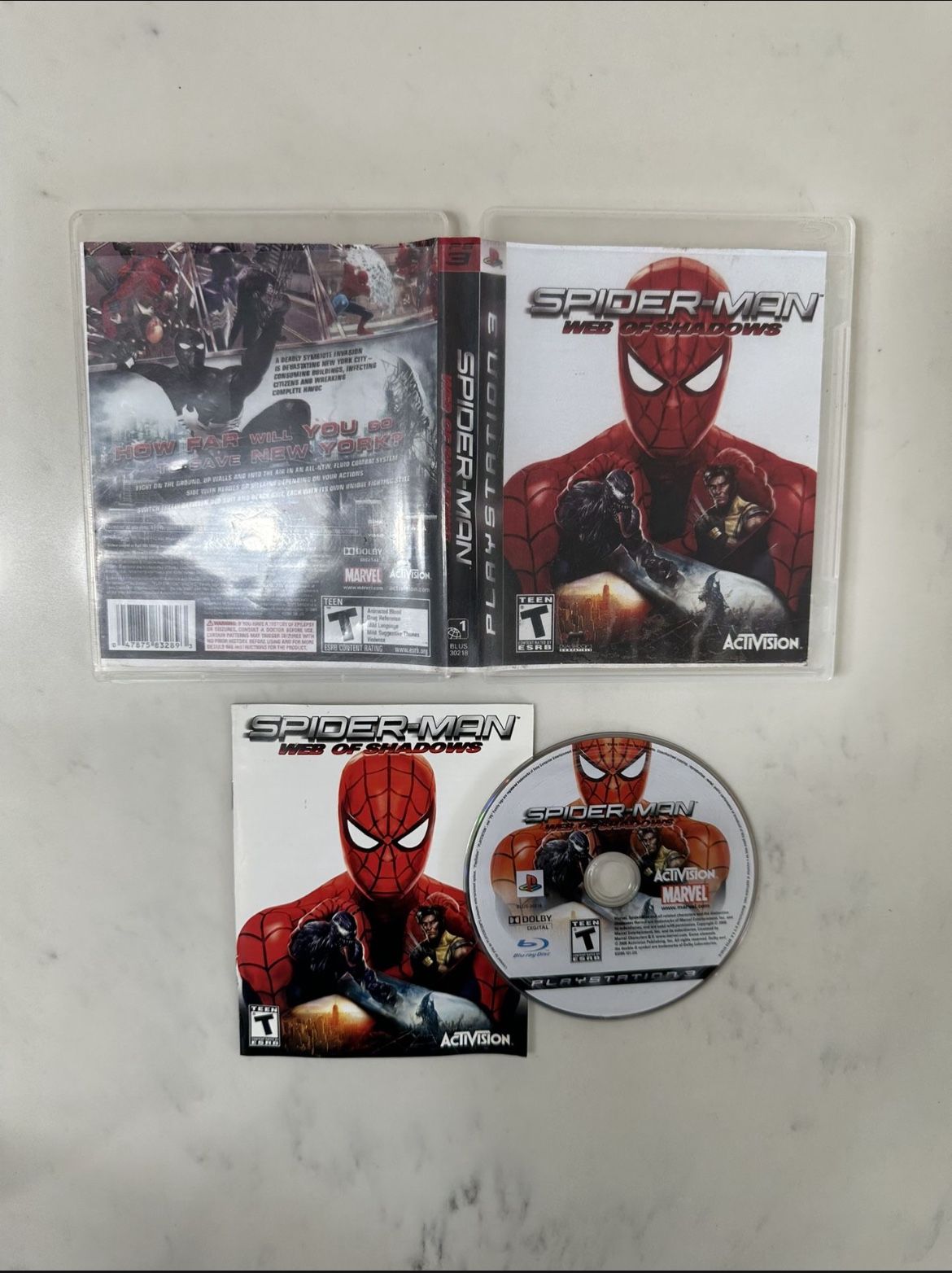 SPIDER-MAN WEB OF SHADOWS PS3