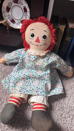 Vintage Raggedy Ann Rag Doll