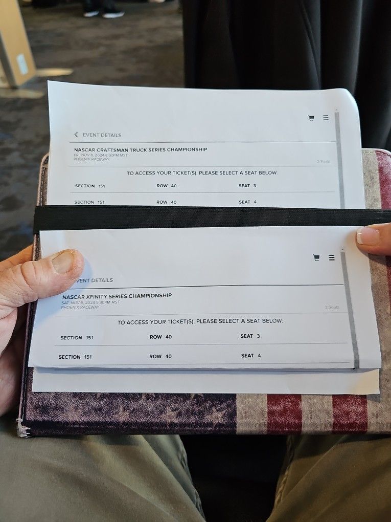 Truck And Xfinity Tickets