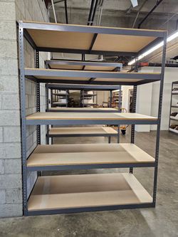 72x36 Heavy Duty Stock Supply Shelving Racks Similar To Uline Shelves Delivery Available