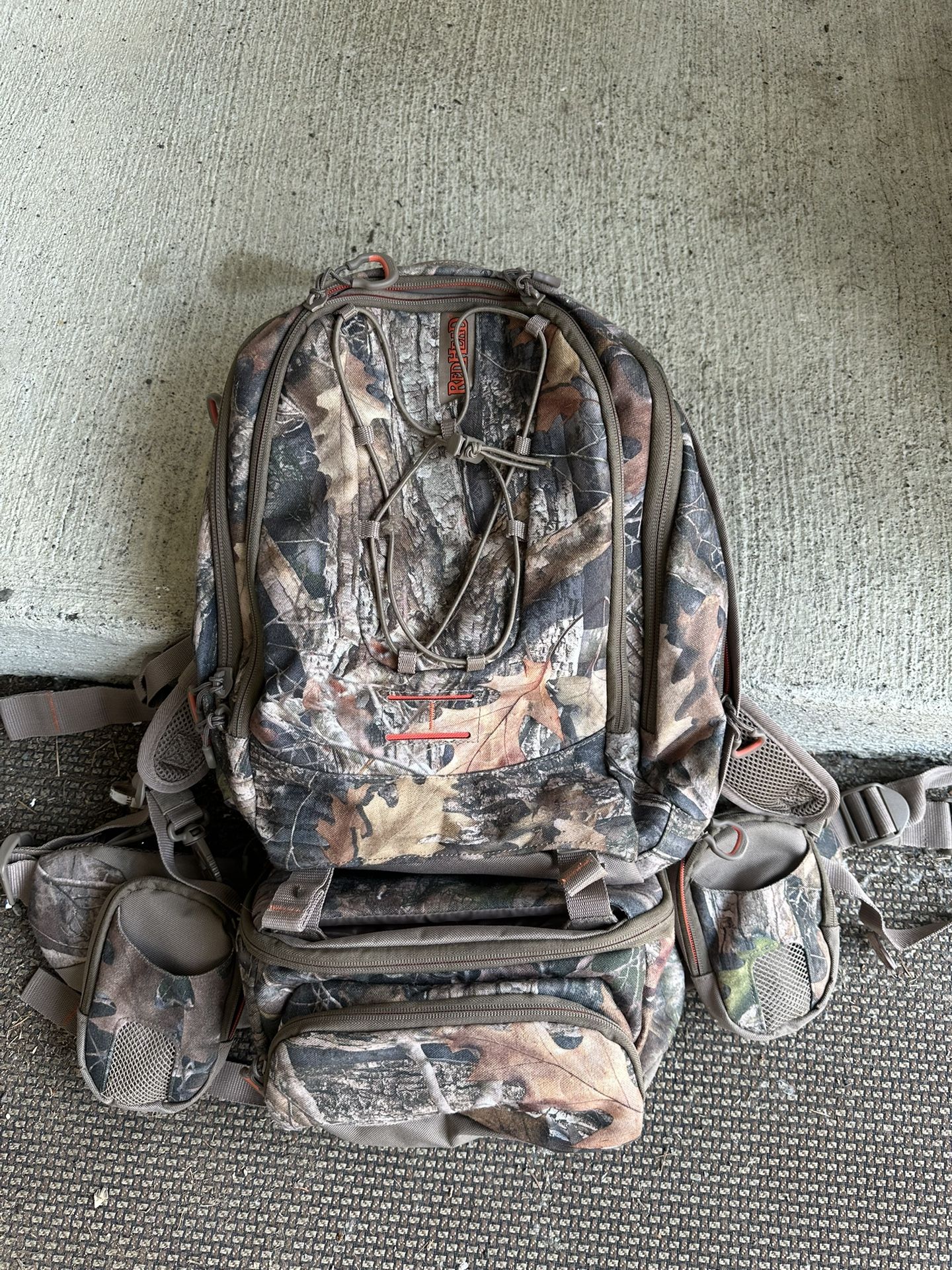 Large Camo Hunting Backpack