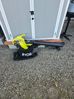 40 volt Ryobi leaf vacuum willing to trade for 40 volt battery
