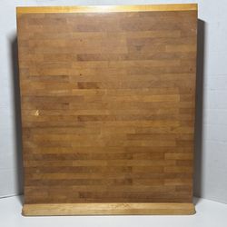 Solid wooden butcher block cutting board