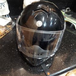Motorcycle Helmet With Bluetooth Integrated.