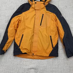 $50 Yellow And grey Waterproof Winter Sports Jacket Men’s Large