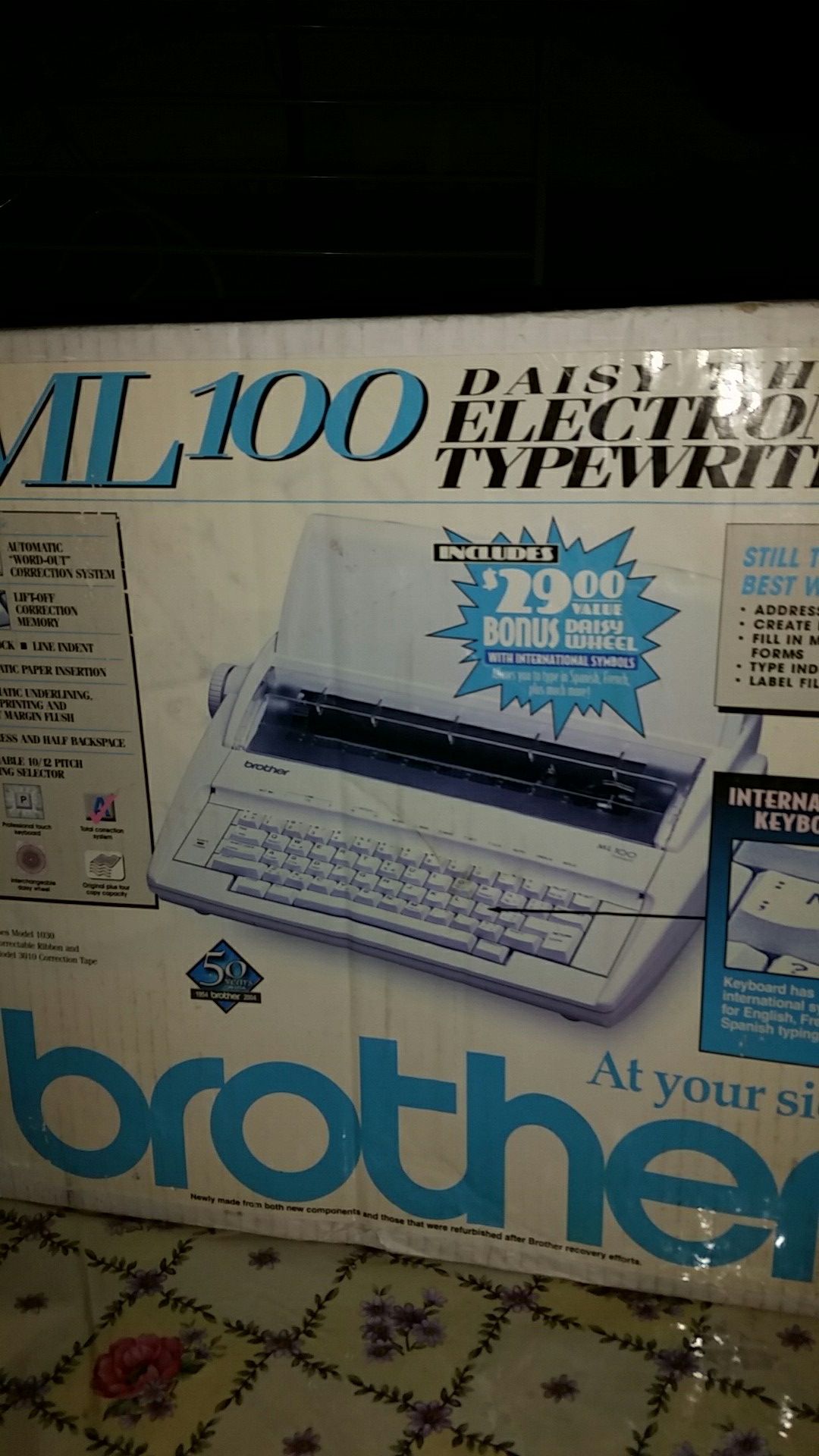 Brother ml100 typewriter