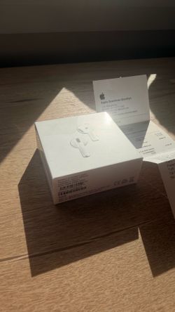 Apple AirPods 4s active noise cancellation, brand new, never opened.