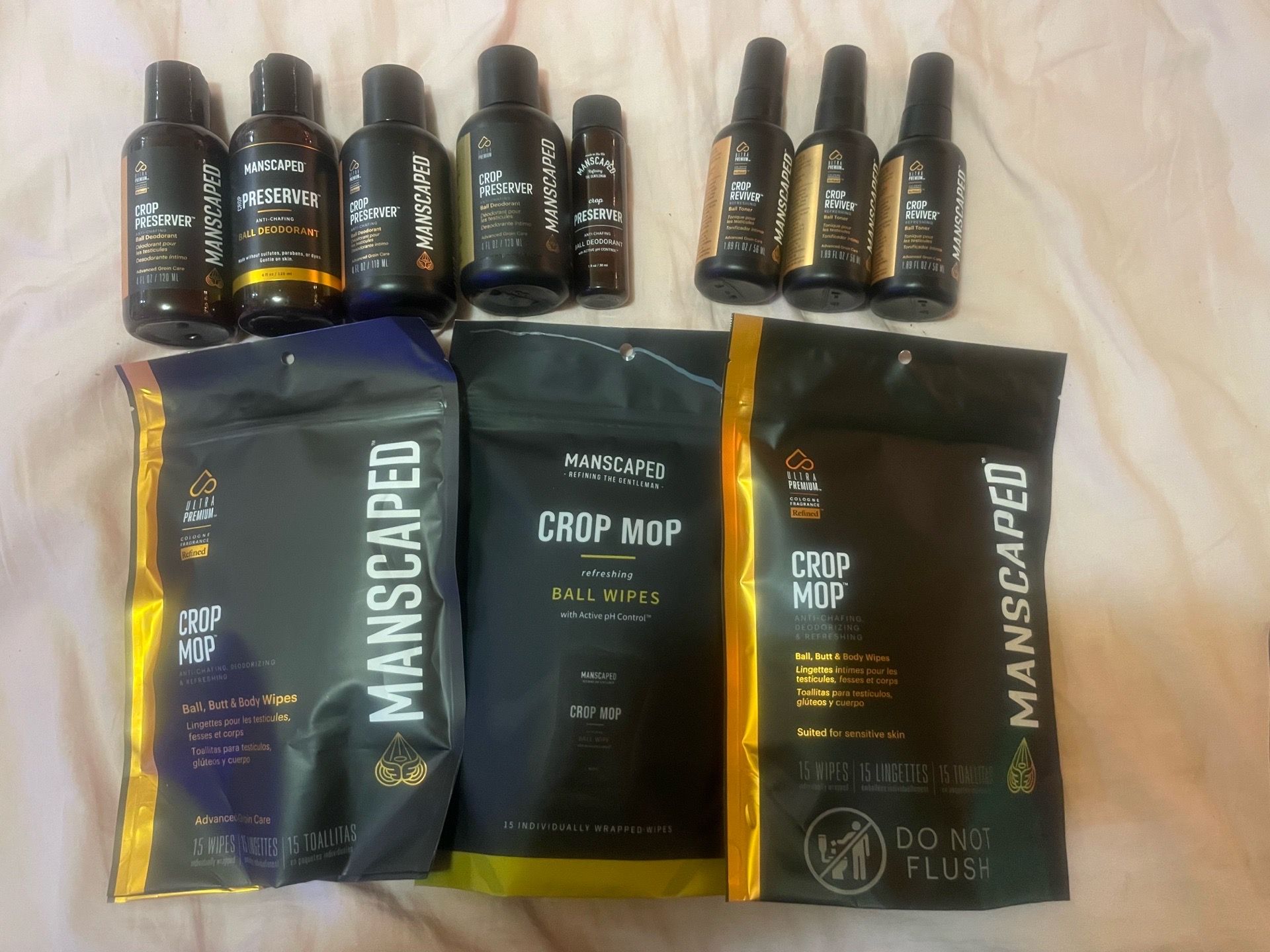 New Manscaped products for hygiene valued at over $100