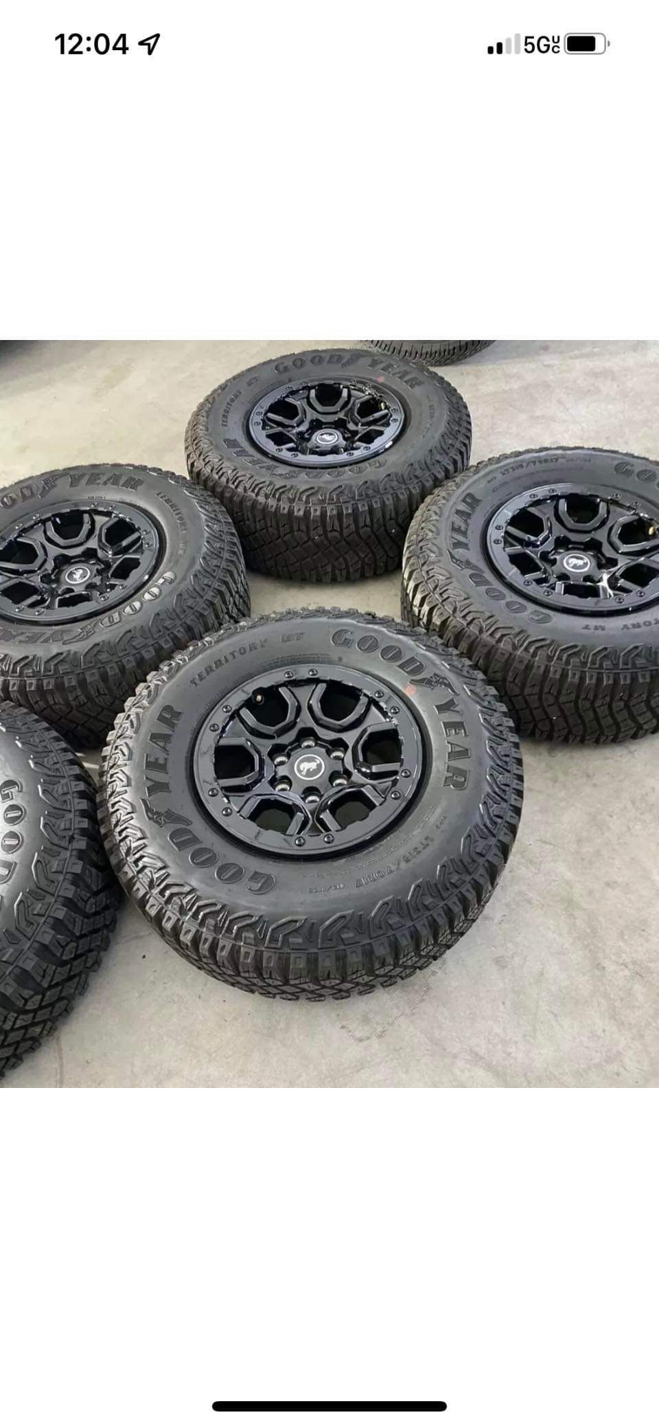 5 FORD BRONCO RIMS&TIRES BEADLOCKS $2400