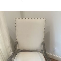 Restoration Hardware  Vintage French Square Back Chair 