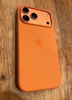 iPhone 17 pro max 1tb orange with comes with case and strap