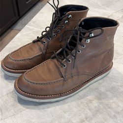 Thursday leather boots 9.5 mens chestnut color