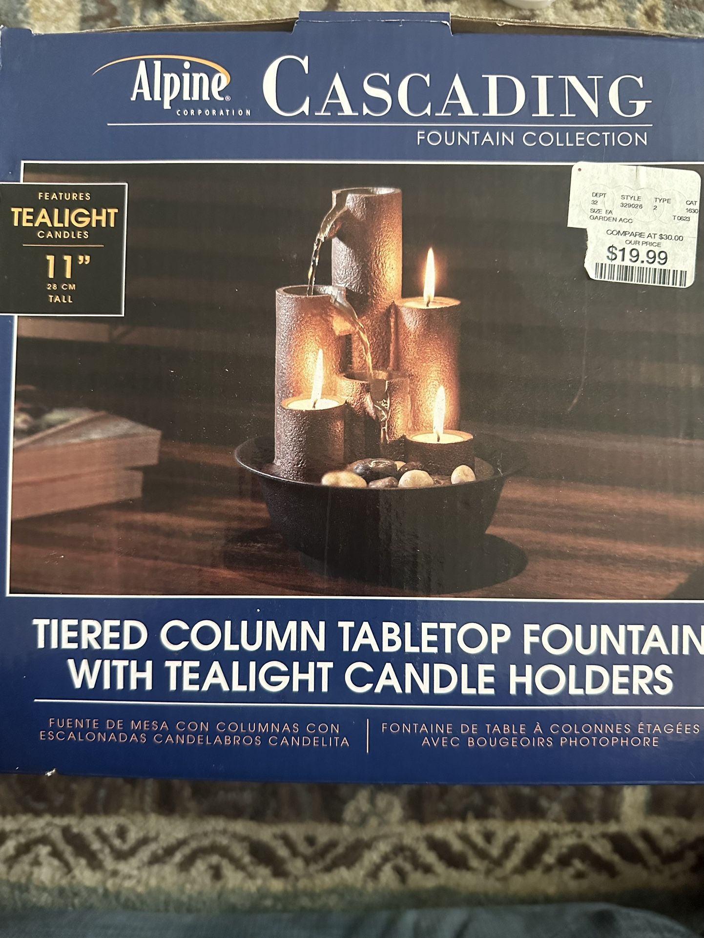 Brand New Tea light Water Fountain