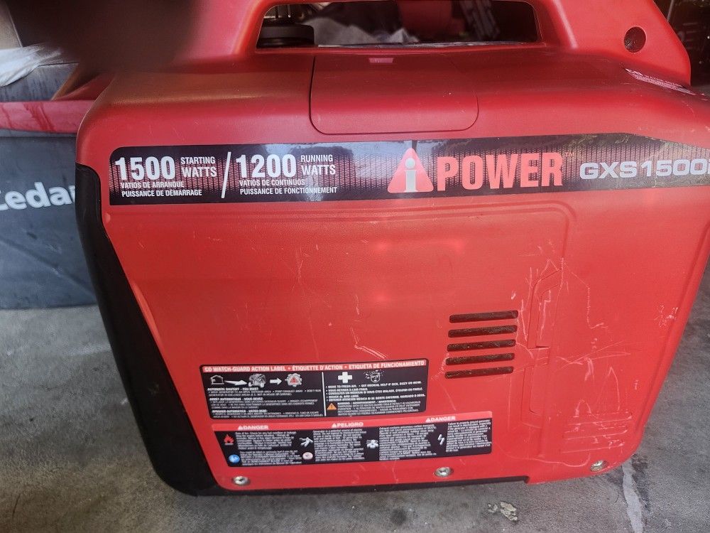 Power Gsx 1500i Generator