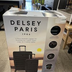 Delsey Paris 2-piece Hardside Luggage Set - Black