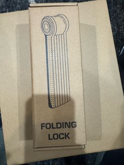 Lectric folding lock