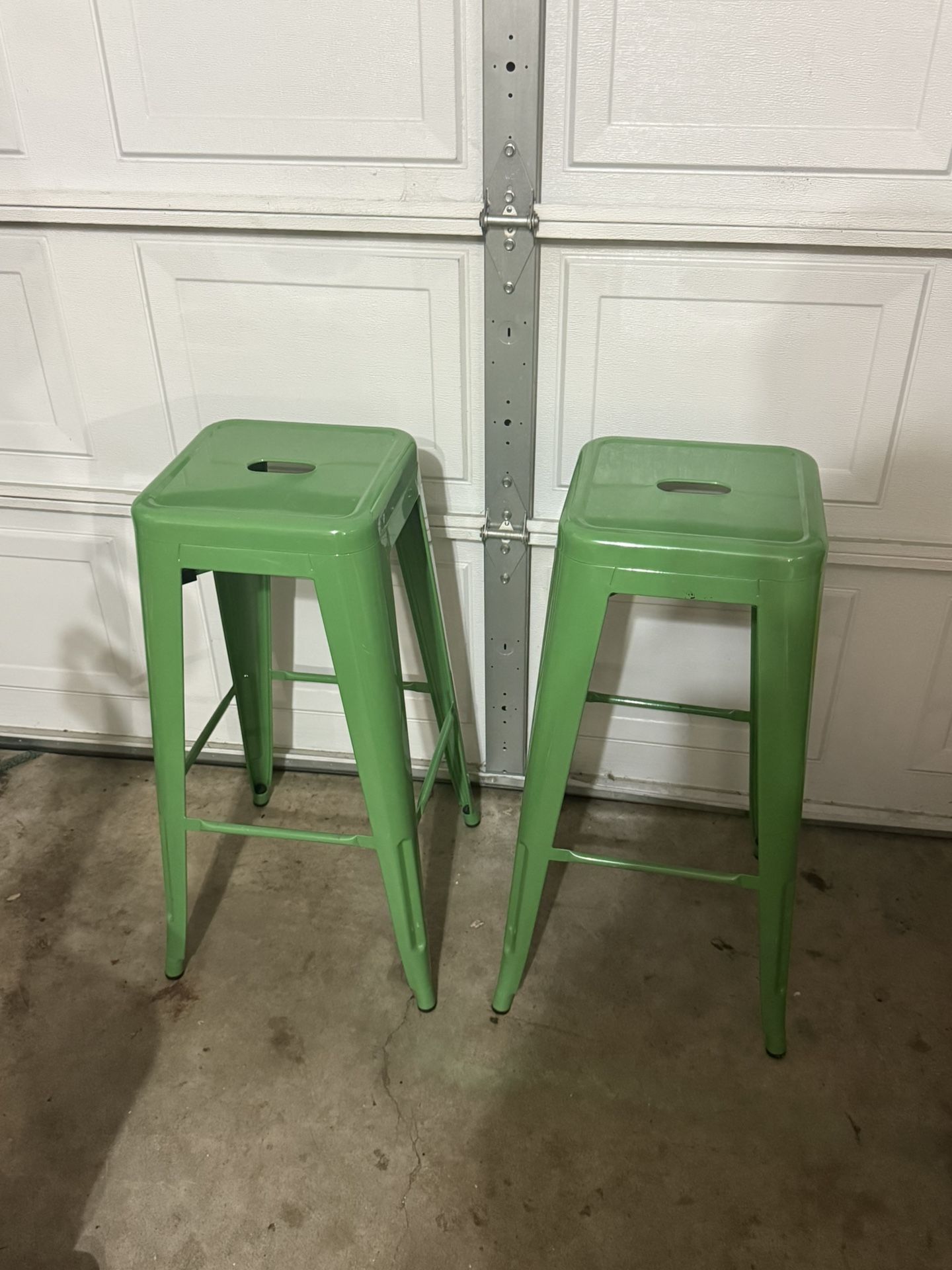 Green Bar Stools